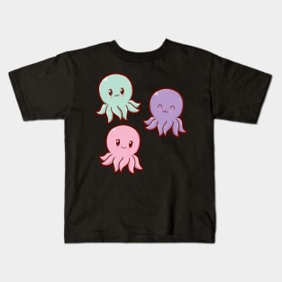 Kawaii Octopi Kids T-Shirt